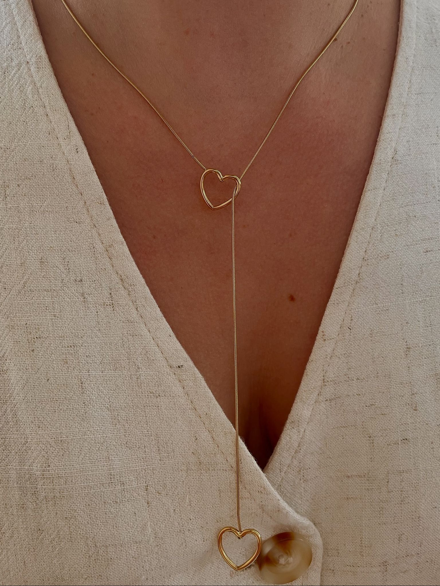 Fio fino 2 corações